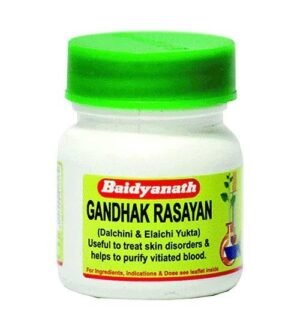 baidyanath kolkata gandhak rasayan 40 tablets 1