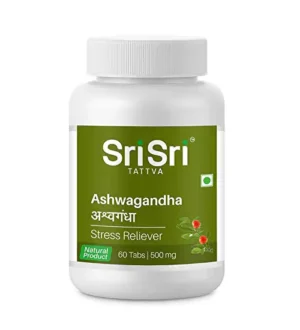 Sri Sri Tattva Ashwagandha Tablet - Stress Reliever